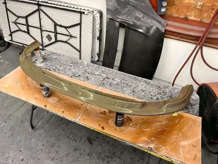 JDM First Moldings Carbon Fiber Front Lip Spoiler for Honda Civic EK9
